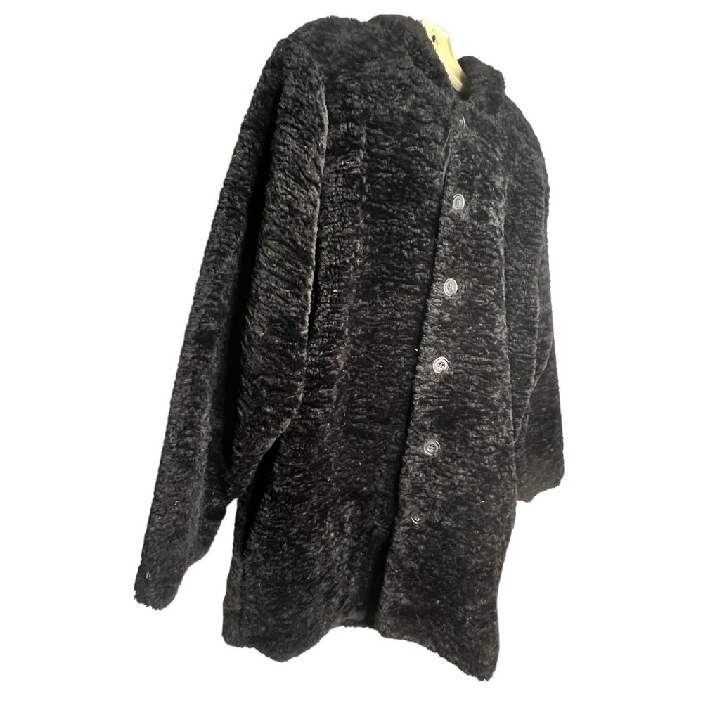 Sonia Rykiel Enfant Black Hoodie Coat View 3